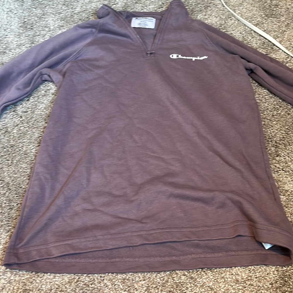 Purple champion turtleneck sweatshirt